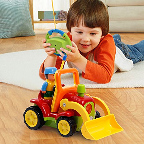 TONOR Rennwagen Traktor Ferngesteuertes Spielzeugauto für Kleinkinder - 4